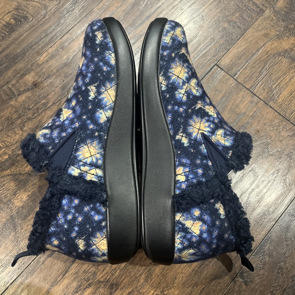 Alegria Blue Quilted Slip On Comfort Shoes Women's Size 10 Indoor Outdoor - Picture 6 of 8